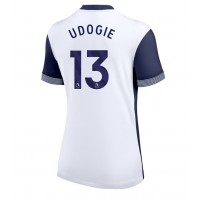 Camiseta Tottenham Hotspur Destiny Udogie #13 Primera Equipación Replica 2024-25 para mujer mangas cortas